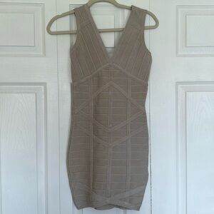 Gray bandage dress
